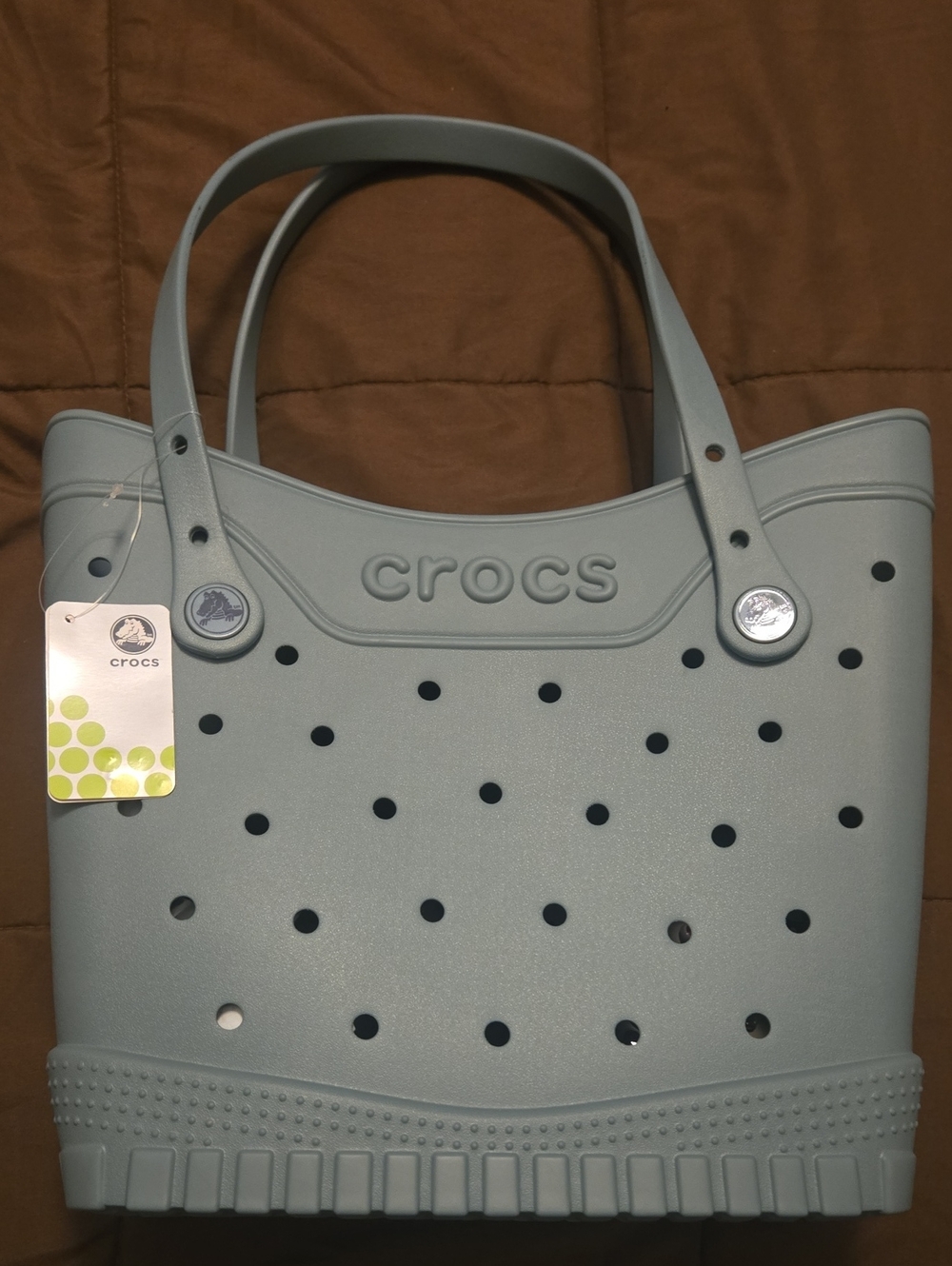 CROCS CLASSIC MEDIUM Tote POND COLOR. Greydish Color